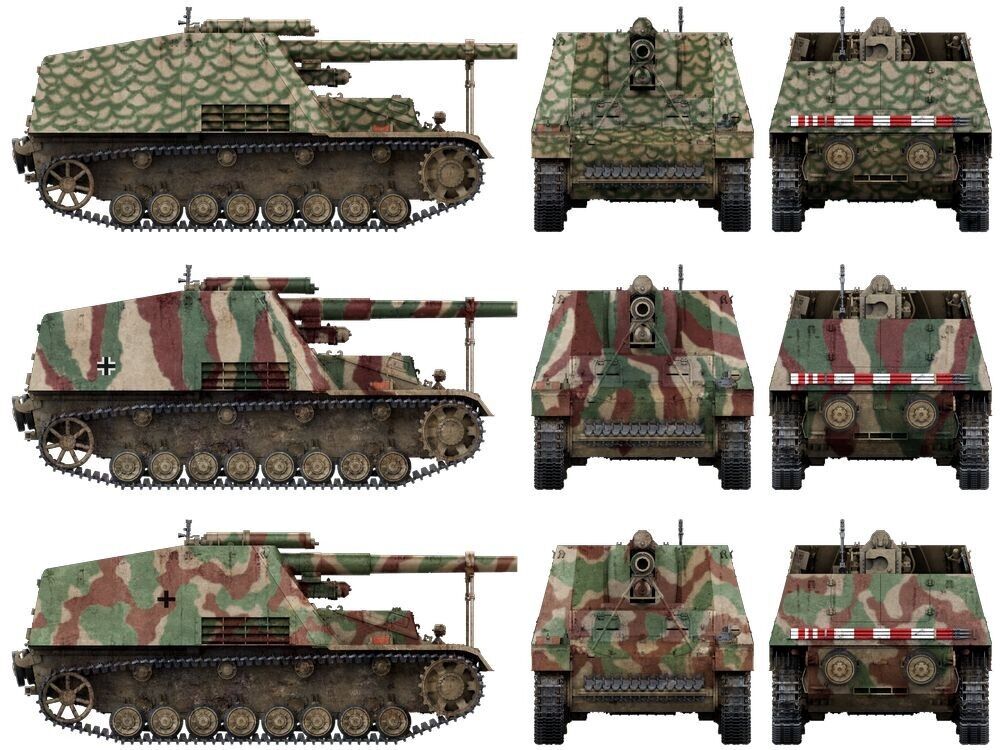 Border Model Hummel Late Production 15cm s.FH 18/1 Hummel Sd. Kfz. 165 1/35